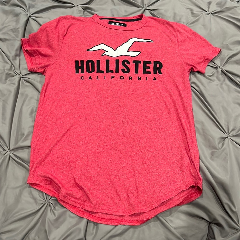 Mens Hollister Curved Hem Shirt - Small